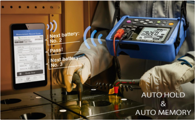auto hold dan auto memory battery tester hioki bt3554-50
