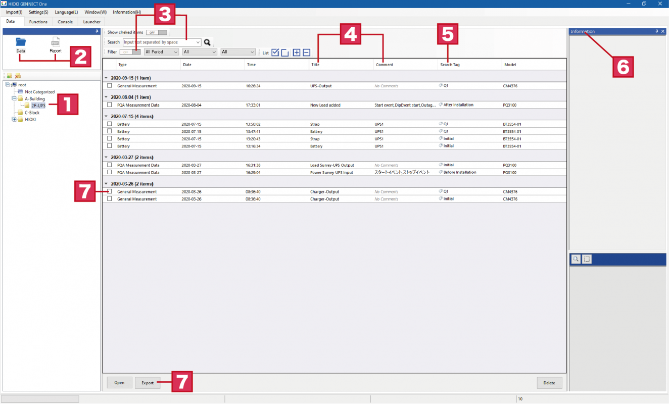 data yang telah diukur gennect one