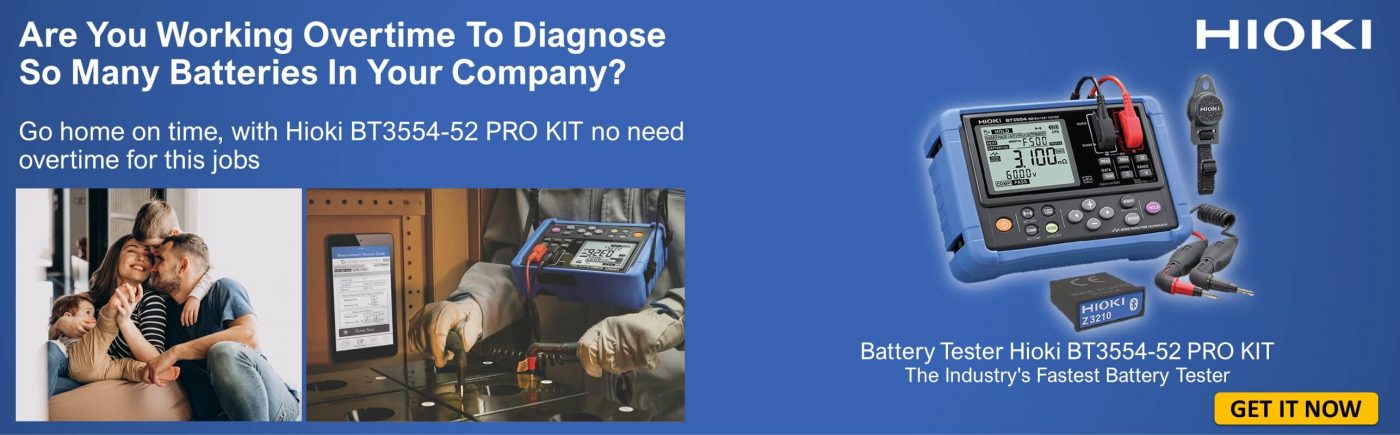 Battery Tester Hioki BT3554-50 Pro Kit Indonesia