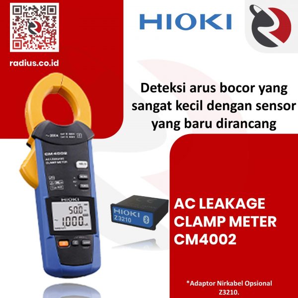 ac leakage clamp meter hioki cm4002 z3410