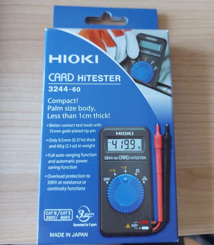 hioki 3244-60 pocket multimeter