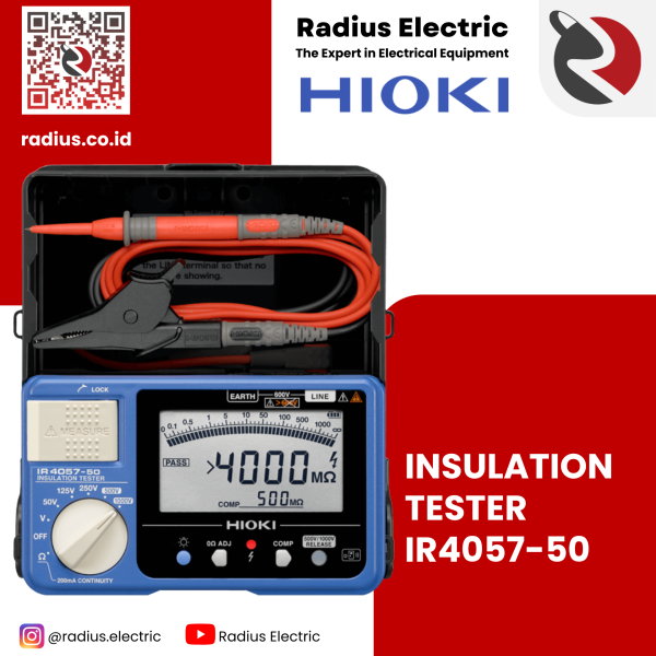 2. Hioki IR4057-50 Insulation Tester