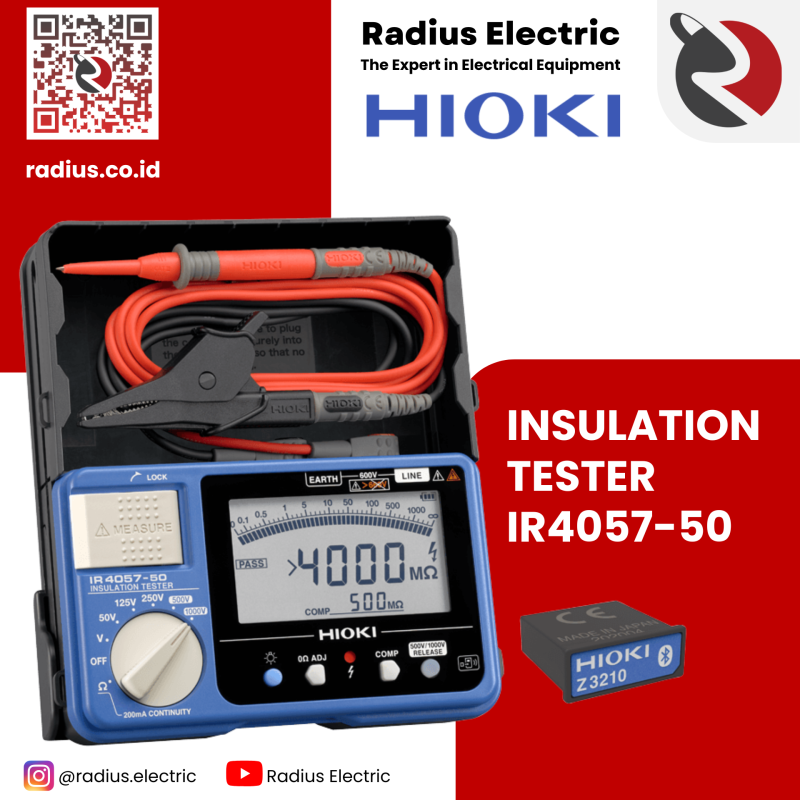 Hioki IR4057-50 Insulation Tester | PT. Radius Allkindo Electric