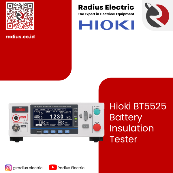 Hioki BT5525 Battery Insulation Tester - Gambar 2