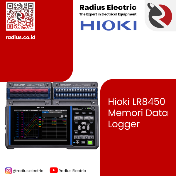 Hioki LR8450 Memori Data Logger - Gambar 2