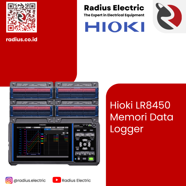 Hioki LR8450 Memori Data Logger - Gambar 3