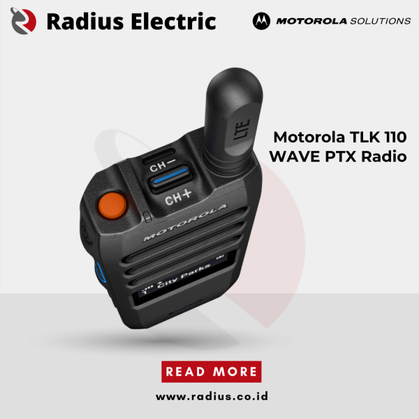 4. Jual Motorola TLK 110 WAVE PTX Radio