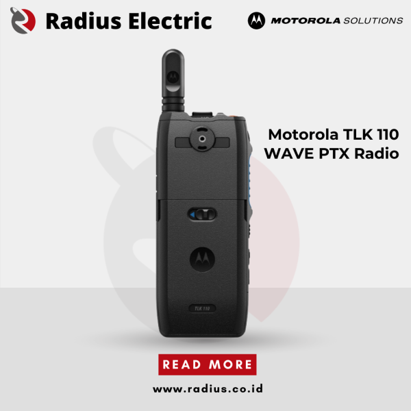 5. Agen Motorola TLK 110 WAVE PTX Radio