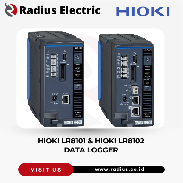 Hioki LR8101 dan LR8102 Data Logger