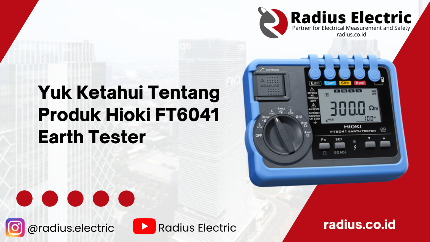 Tentang Produk Hioki FT6041 Earth Tester