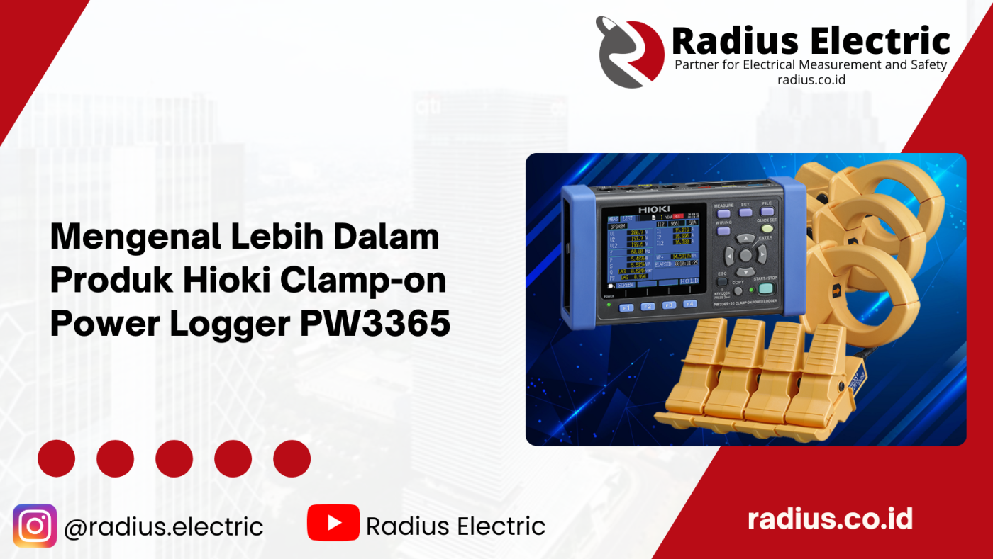 Mengenal Hioki PW3365 Clamp-on Power Logger