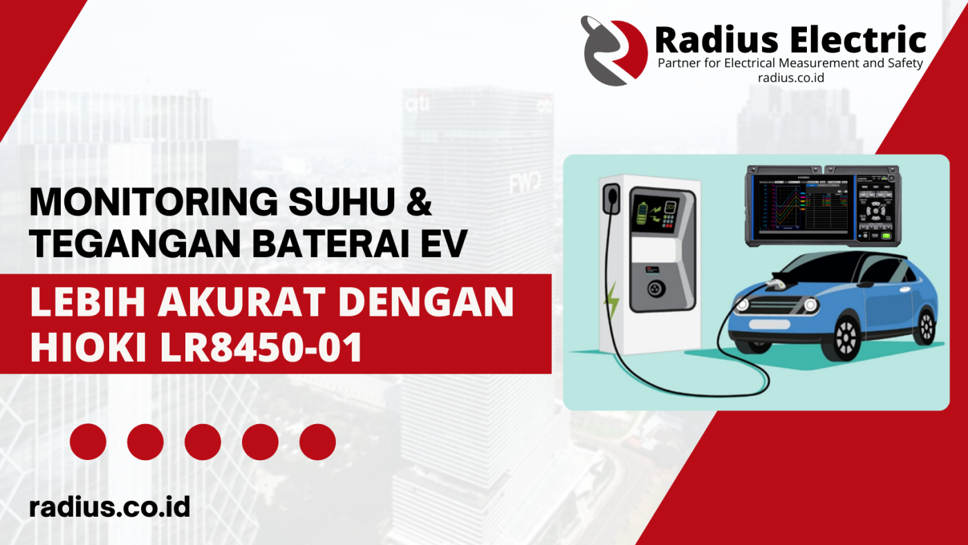 HIOKI LR8450-01 PENGUJIAN BATERAI ELECTRIC VEHICLE