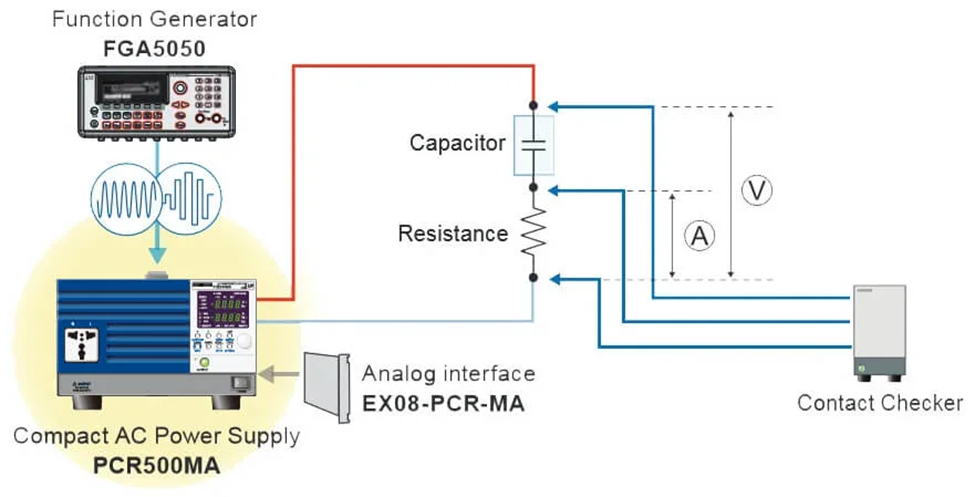 Pengaplikasian Kikusui PCR-MA Power Supply AC Untuk Pengujian Kapasitor