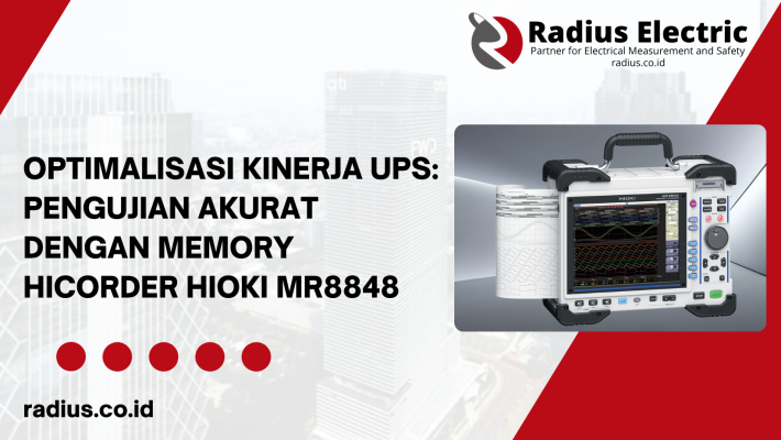 Optimalisasi Kinerja UPS dengan MEMORY HiCORDER Hioki MR8848