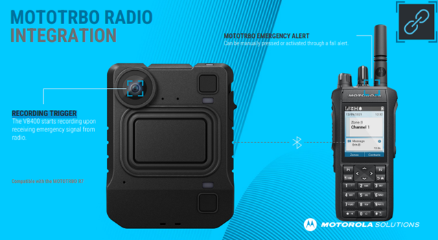 Camera Assignment body camera Motorola VB400 