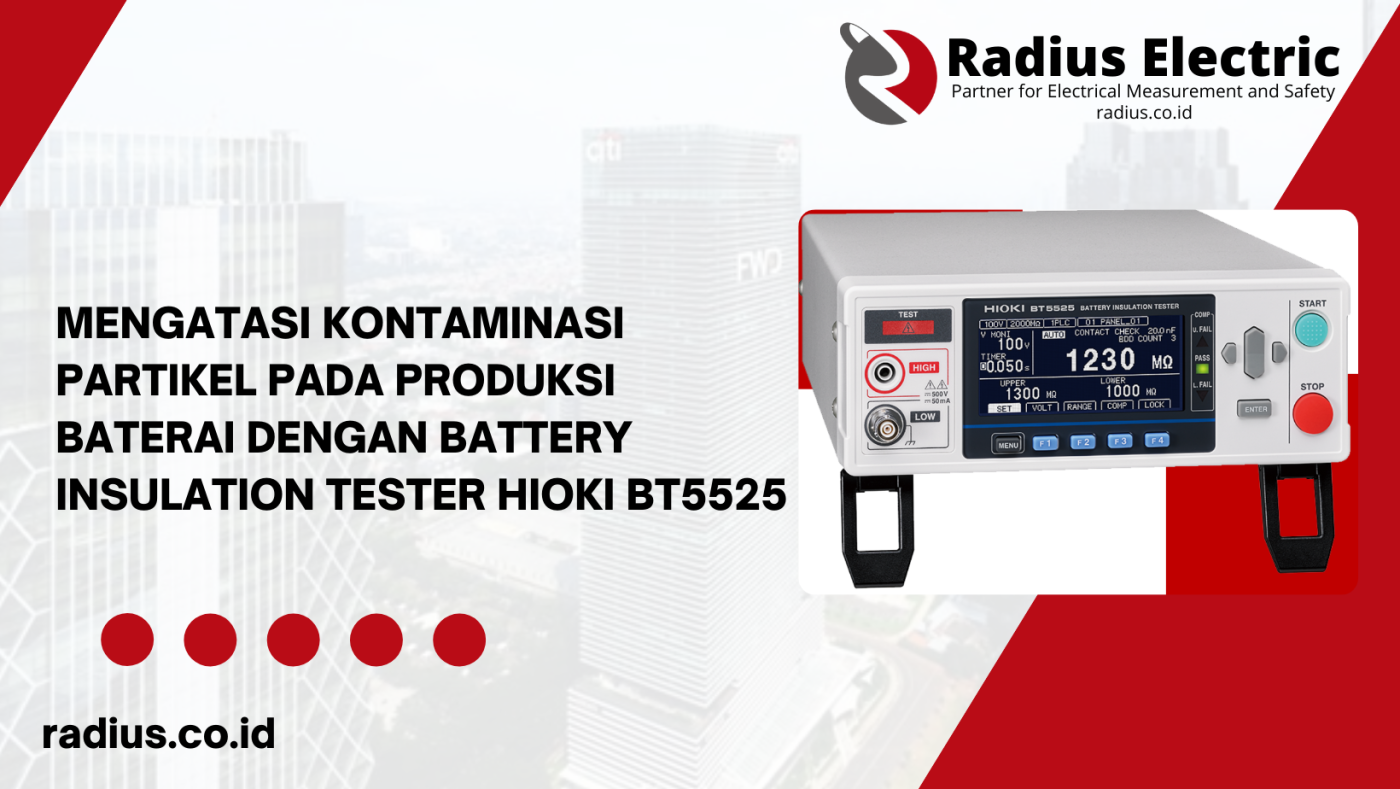 Tentang Battery Insulation Tester Hioki BT5525