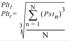 Rumus Long Term Flicker Severity (Pₗₜ)