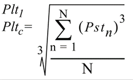 Rumus Long Term Flicker Severity (Pₗₜ)