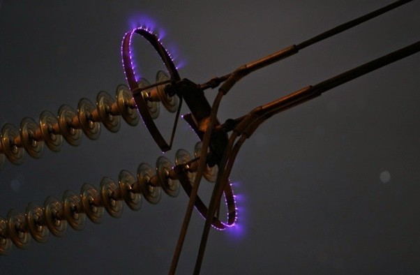 Corona discharge - Bushing