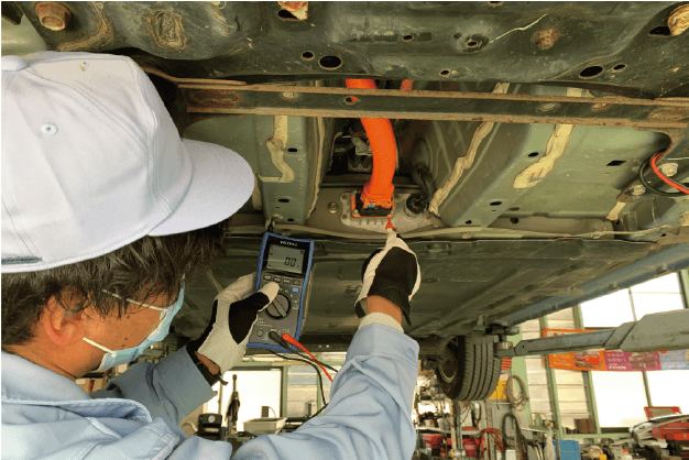 Pengujian kendaraan listrik